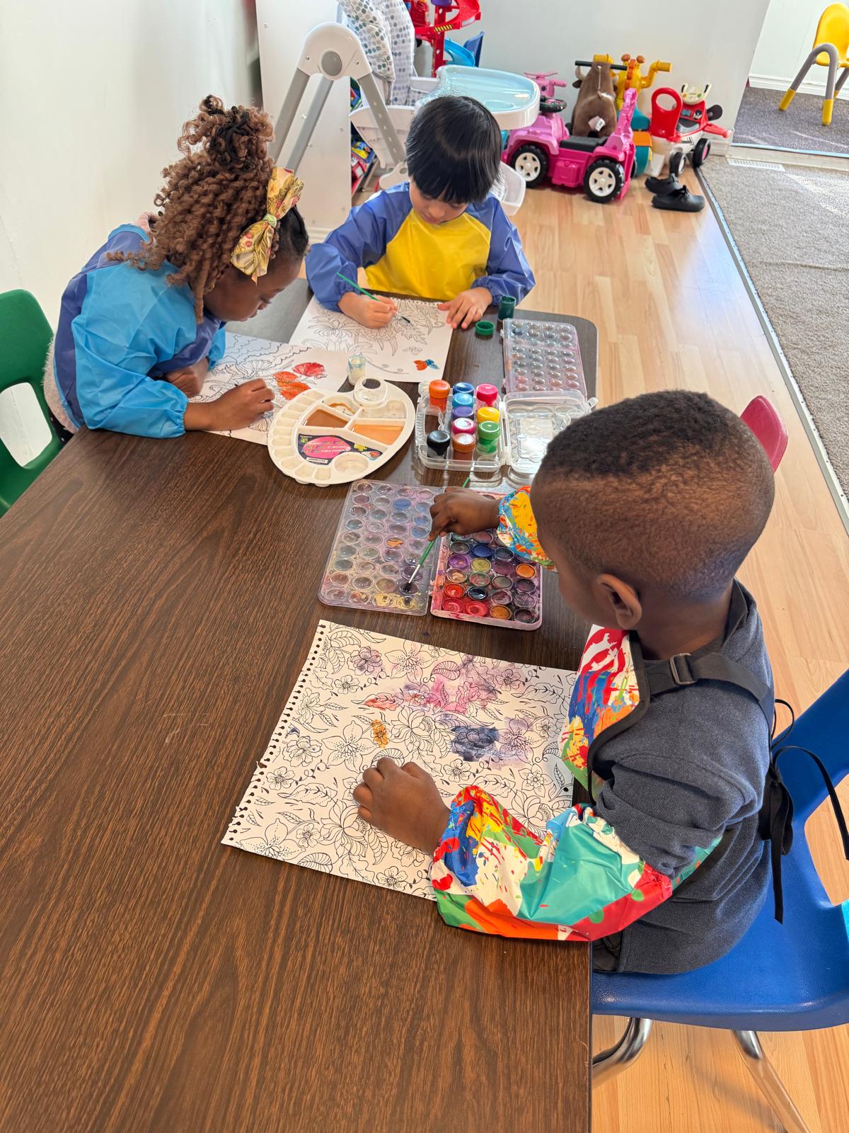 Creative learning activities in our Regina dayhome