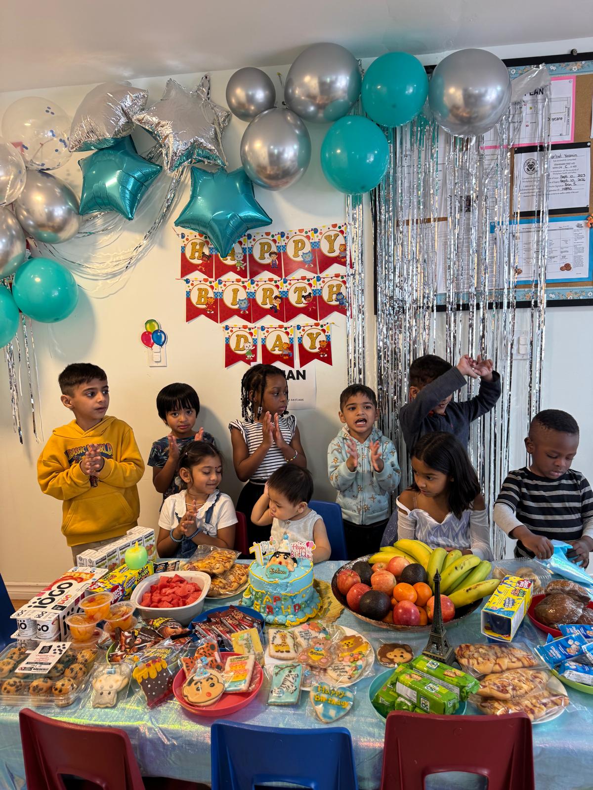 Happy children at Little Flower Home Daycare Regina